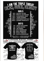 Boys/Girls Powerlifting Regional T-Shirts