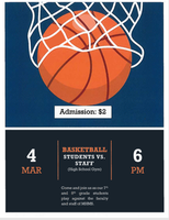 Basketball Students vs MHMS staff