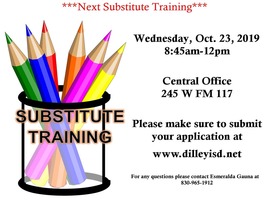 Next Substitute Training